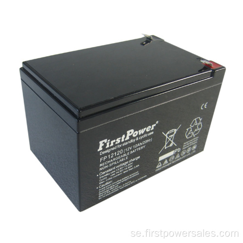 Uppladdningsbart Aa-batteri 12V12Ah